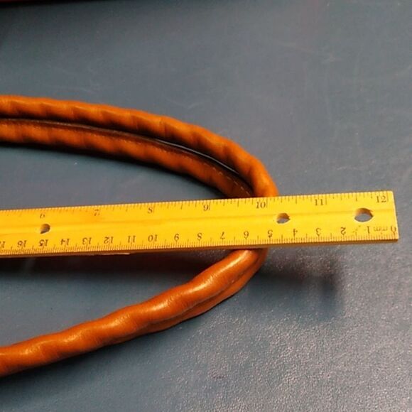 Patricia Nash Embossed Tan Leather Handbag - Picture 4 of 11